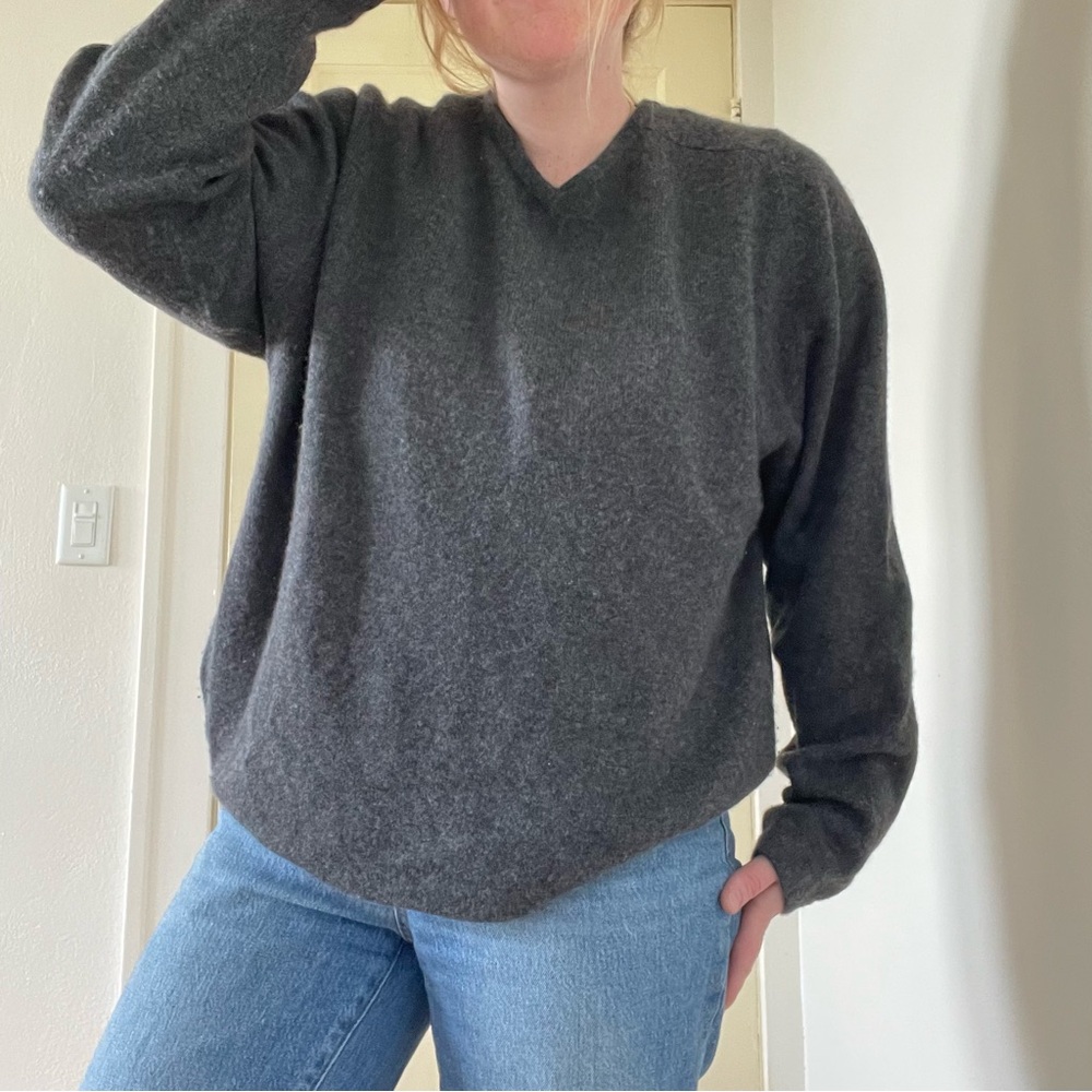 III State Gray Women's cashmere Sweater